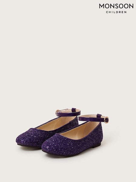 Monsoon Glitter Buckle Ballet Flats (AT7017) | 95 LEI - 112 LEI