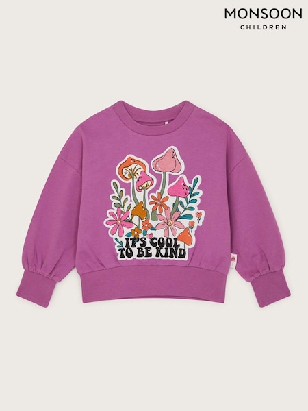 Monsoon Its Cool To Be Kind Graphic 100% Cotton Sweatshirt (AT7024) | € 20 - € 21