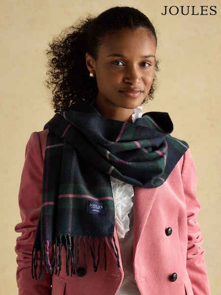 Joules Langtree Navy/Pink Scarf (AT7057) | R$ 165