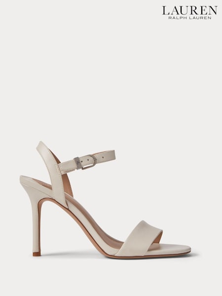 Lauren Ralph Lauren Gwen Nappa Leather Strap Heels (AT7106) | €198