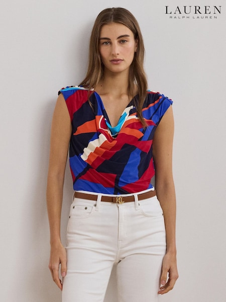 Lauren Ralph Lauren Priyanne Sleeveless Cowl Neck Top (AT7161) | €164