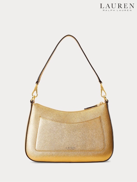 Lauren Ralph Lauren Danni Crosshatch Leather Shoulder Bag (AT7164) | €151