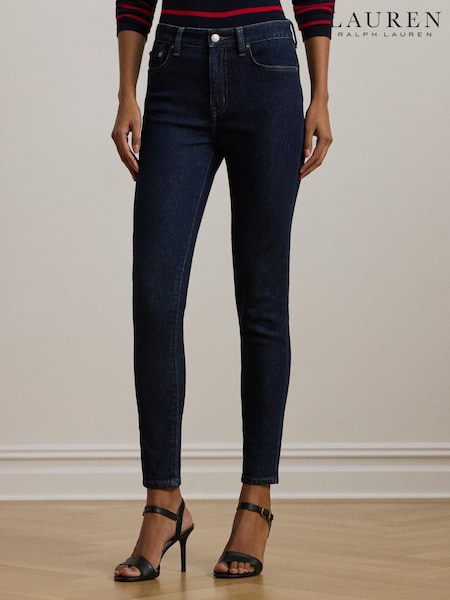 Lauren Ralph Lauren High-Rise Straight Ankle Jeans (AT7183) | €184