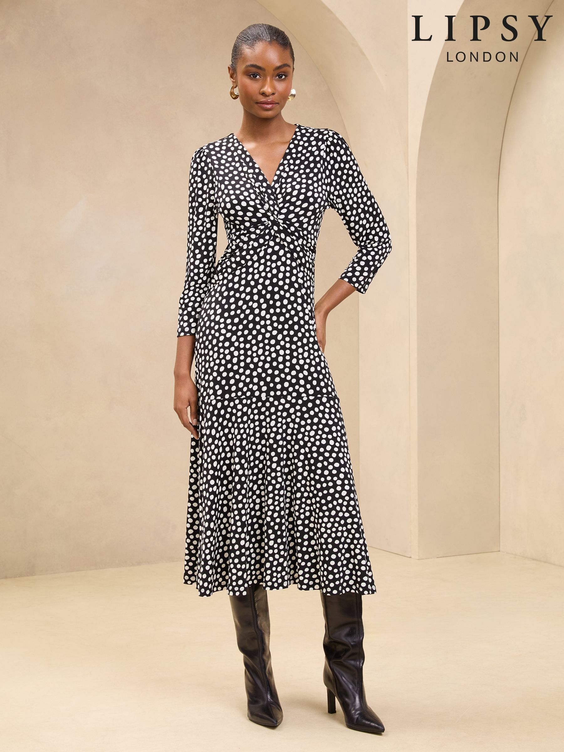 Spot wrap dress store