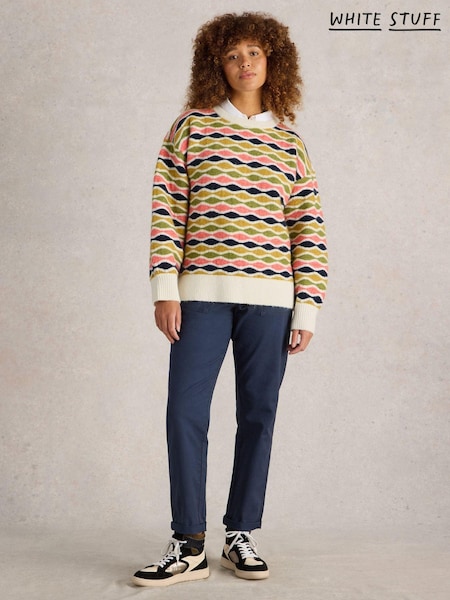White Stuff Natural Gina Geo Jumper (AT7273) | AED218