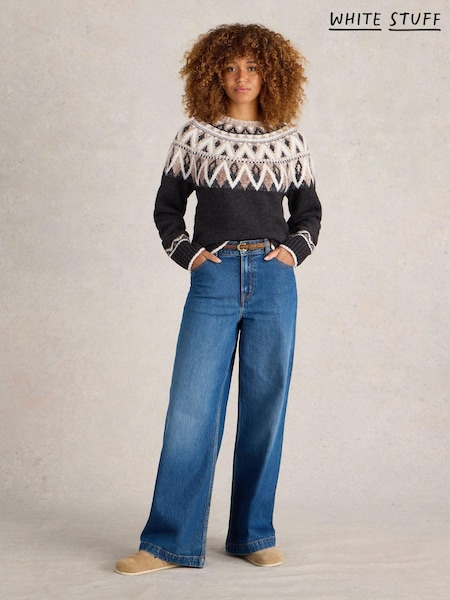 White Stuff Black Mono Fairlise Jumper (AT7274) | €74