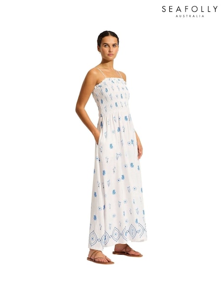 Seafolly Shirred Maxi Dress (AT7388) | ₪629