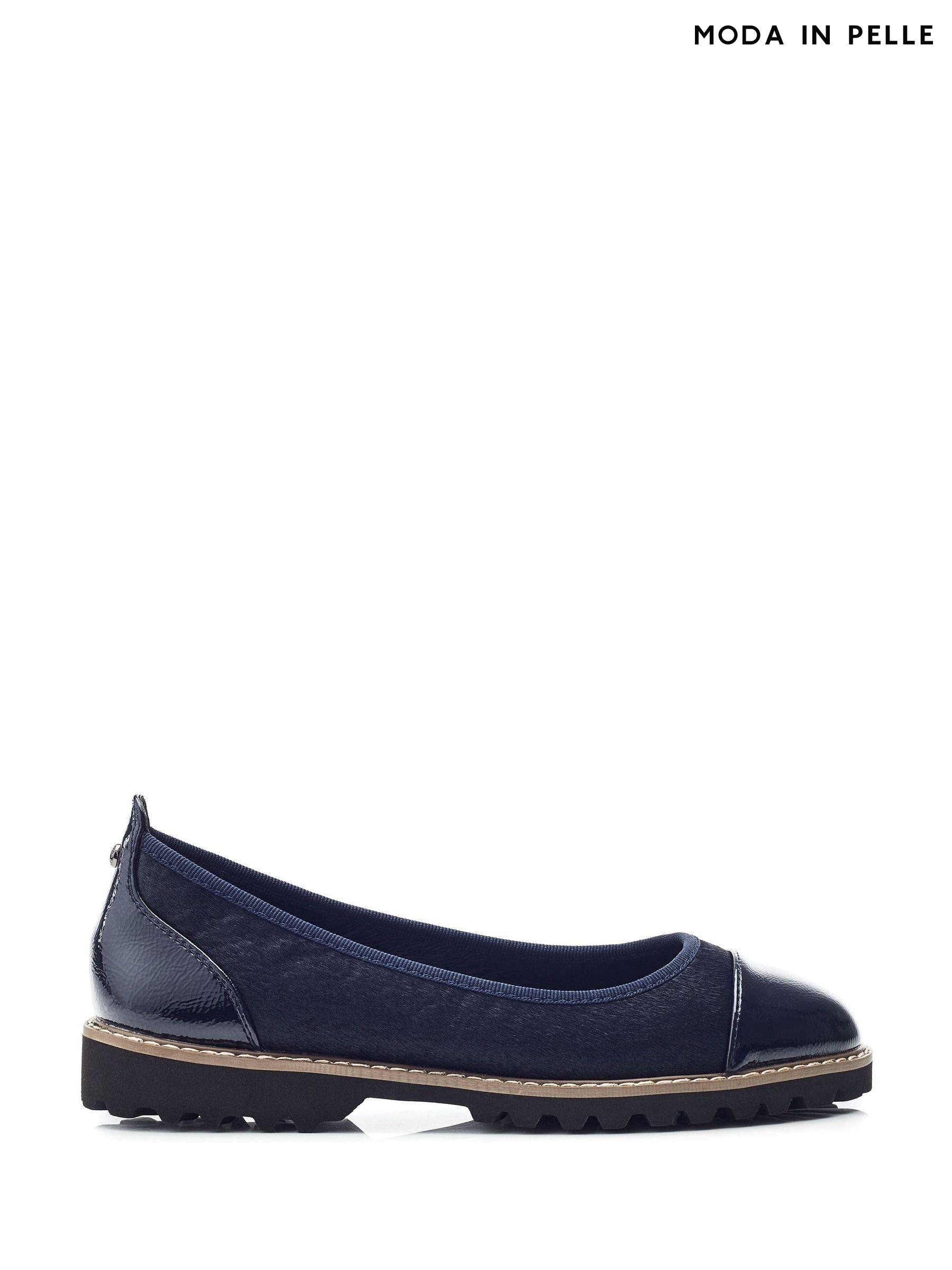 Moda in pelle flat shoes best sale