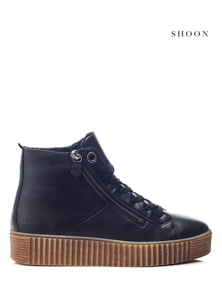 Moda in Pelle Oldfield Lace-Up Leather Boots With Slap Sole (AT7403) | €164