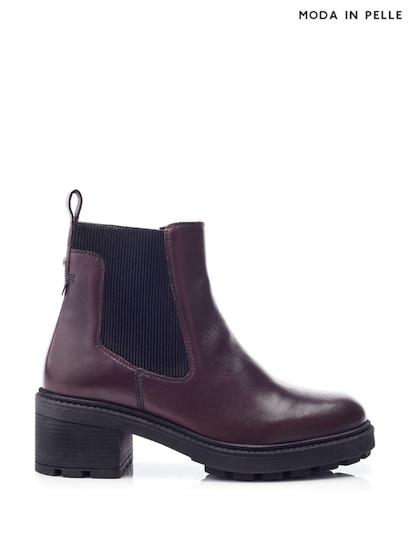 Moda in Pelle Oreli Leather Chelsea Boots (AT7406) | €92
