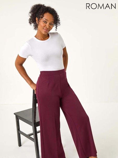 Roman Petite Wide Leg Ponte Stretch Trousers (AT7467) | 49 €