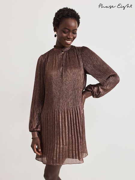 Phase Eight Pink Ella Chain Swing Dress (AT7531) | 272 QAR