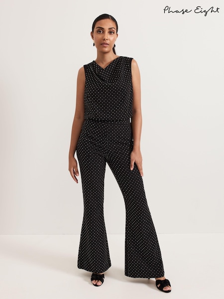 Phase Eight Black Samantha PE Trousers (AT7555) | €72