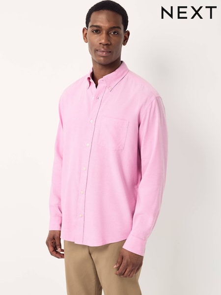 Pink Lightweight Long Sleeve Oxford Shirt (AT7598) | €28