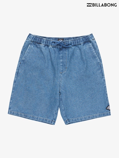 Billabong Blue Larry Cord Denim Shorts (AT7744) | €92