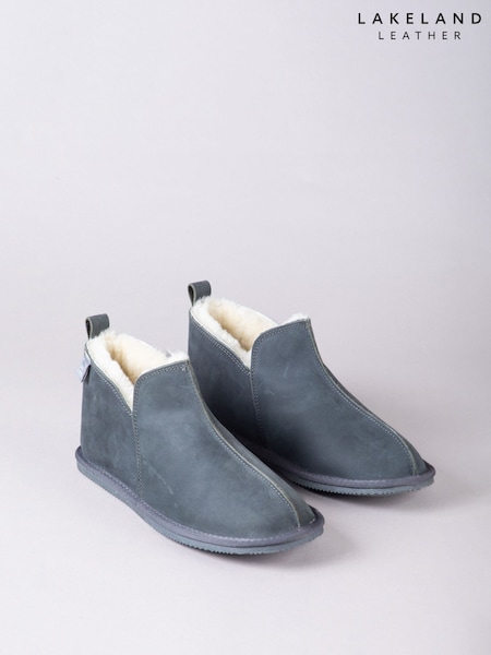 Lakeland Leather Grey Mens Slipper Boots (AT7758) | R$ 890