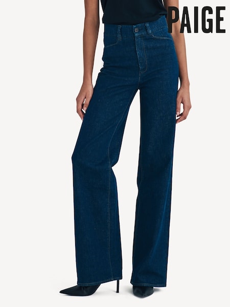 Paige Blue Sasha Wide Leg Back Notch Jeans (AT7774) | €222