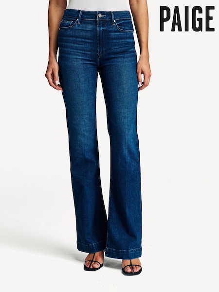 Paige Blue Leenah 32IN Wide Leg Jeans (AT7775) | SGD 542