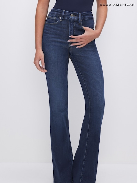 Good American Blue Classic Jeans (AT7999) | €256