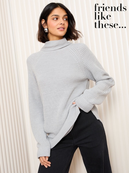 Friends Like These Cowl Neck Jumper (AT8046) | 187 LEI