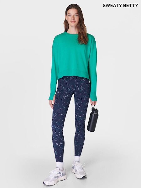 Sweaty Betty Light Blue Power Workout Leggings (AT8197) | €56