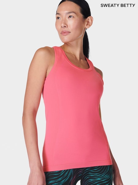 Sweaty Betty Pink Athlete Seamless Workout Tank Top (AT8199) | €27