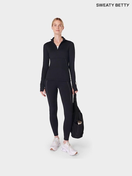 Sweaty Betty Black Full Length Therma Boost 7/8 Running Leggings (AT8241) | €156