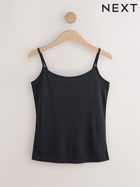 Negru - Microfibre Comfort Strappy Vest (AT8381) | 77 LEI