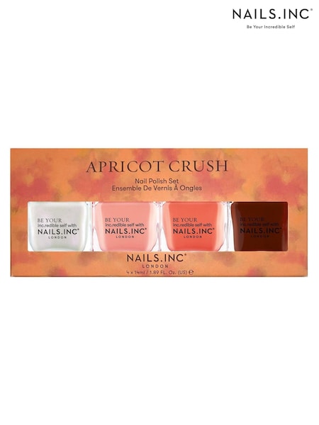 NAILS INC Apricot Crush 4-Piece Nail Polish Set (Worth £32) (AT8541) | €29