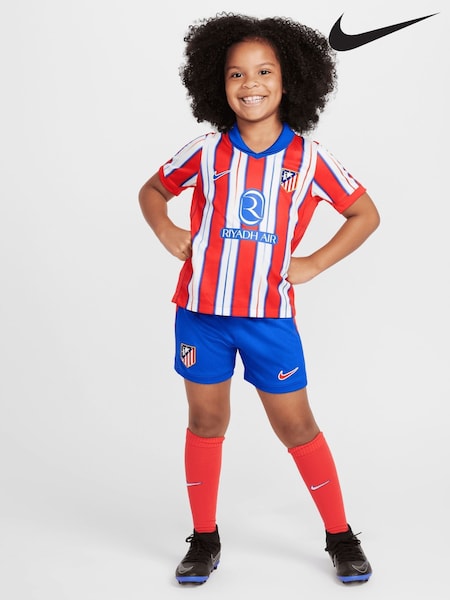 Nike Little Kids Atletico de Madrid Home Stadium Kit 2024-25 (AT8697) | €36
