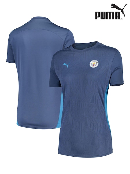 Puma Blue Manchester City Training Jersey Womens (AT8838) | €30