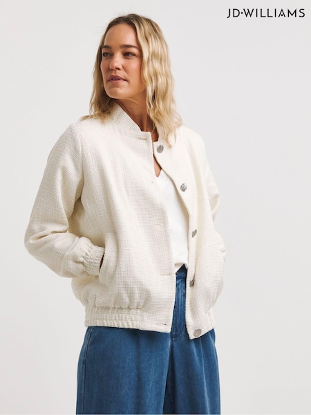 JD Williams Boucle Bomber Jacket (AT9149) | 246 LEI