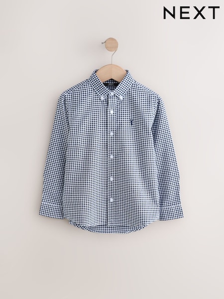 Black/Navy Single Oxford Shirt (3-16yrs) (AT9208) | €15 - €21