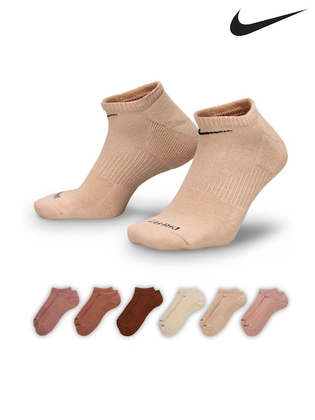 Nike Natural Everyday Plus Cushioned Training No-Show Socks 6 Pack (AT9293) | €25