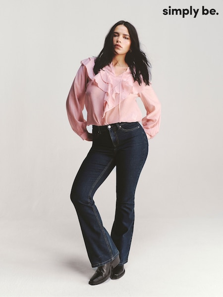 Blau - Simply Be 24/7 Ausgestellte Jeans (AT9333) | 43 €
