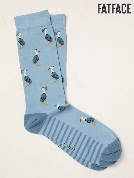 FatFace Blue Heron Socks (AT9392) | AED44