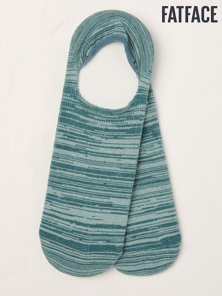 FatFace Teal Blue Footsie Socks (AT9397) | 25 QAR