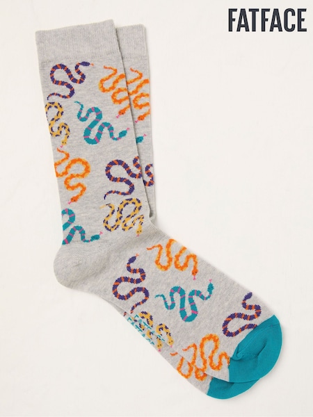 FatFace Grey Snake Socks (AT9403) | €11