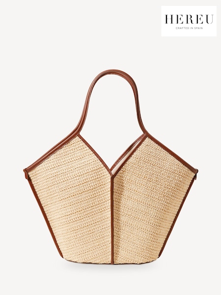 Hereu Studio Natural Calella Raffia Bag (AT9438) | AED2,679
