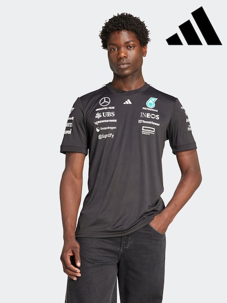 adidas Black/White Mercedes AMG Petronas Formula One Team Black Driver Jersey (AT9562) | €106