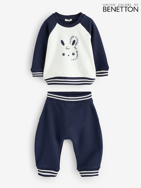 Sininen - Benetton Baby Stretch Fleeces 2 Piece (AT9575) | €41