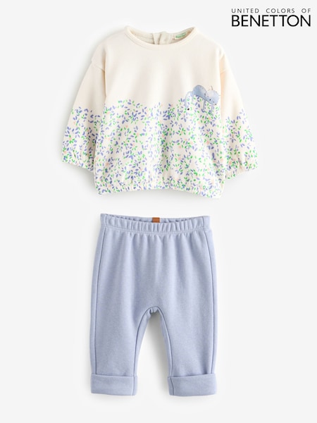 Benetton Baby Blue Stretch Fleece 2 Piece Set (AT9576) | €40