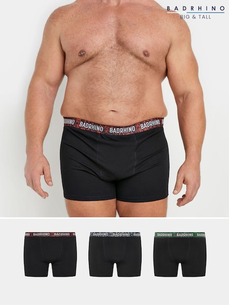 BadRhino Big & Tall Black Trunks 3 Pack (AT9599) | €37