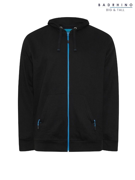 BadRhino Big & Tall Black Black Workwear Zip Up Jacket (AT9627) | €55