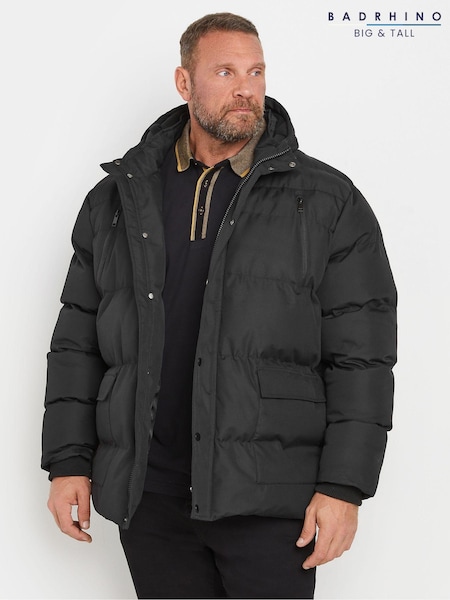 BadRhino Big & Tall Black Heavyweight Coat (AT9632) | €127
