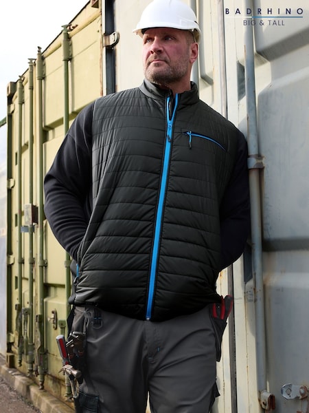 BadRhino Big & Tall Black Workwear Gilet (AT9667) | €66