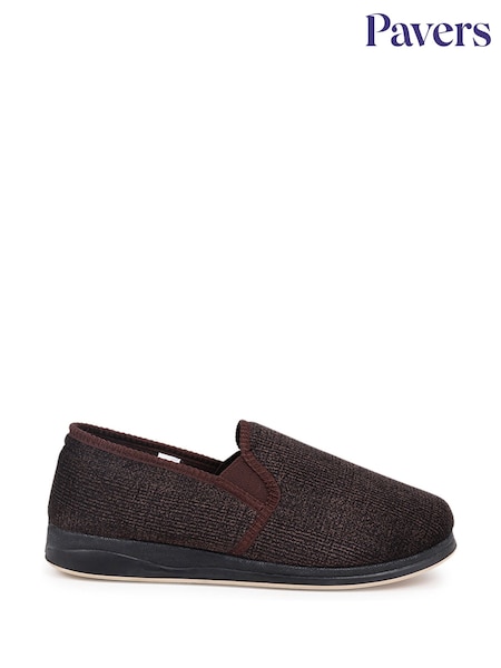 Pavers Brown Full Slippers (AT9684) | €40