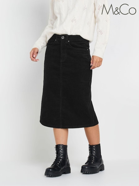 M&Co Petite Corduroy Longline Skirt (AT9916) | 60 €