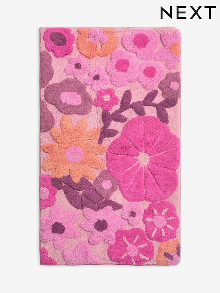 Floral Print 100% Cotton Mat (AT9952) | ‏10 ر.ع.‏