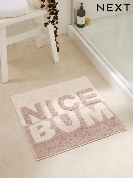Slogan Nice Bum 100% Cotton Mat (AT9969) | R$ 135
